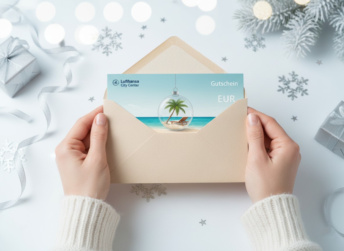 Gutschein für eine Reise Urlaub