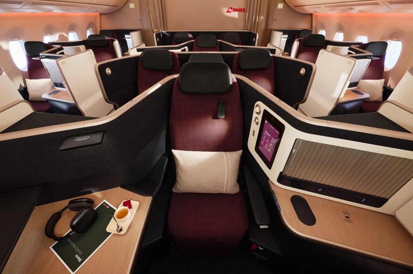 Neues Langstreckenkabinenkonzept SWISS Senses in allen Reiseklassen.